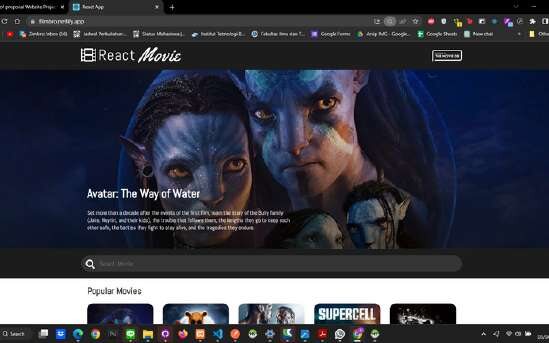 React Movie screenshot